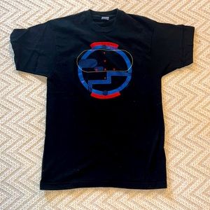 Vintage 90s Fruit of the Loom Single Stitch T Shirt in Black London Theme NWOT L